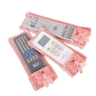 21*8cm.Lace TV Remote Control Protect Anti-Dust Fashion Cute Cover Bags