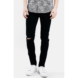 MENS KNEE RIPPED JEANS
