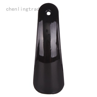 Chenlingtrad New Arrival Shoe Horn Spoon Flexible Sturdy Slip Shape Shoehorn Lifter Professional Black Plastic