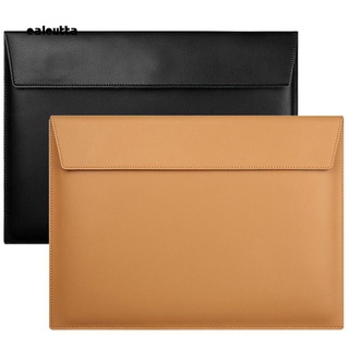CAL_13/15inch Ultra-thin Faux Leather Laptop Storage Bag Case for MacBook Air Pro