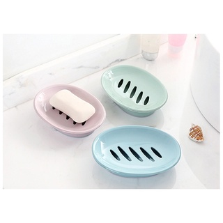 Oval Shape Soap Box Drain Bathroom Soap Storage Box