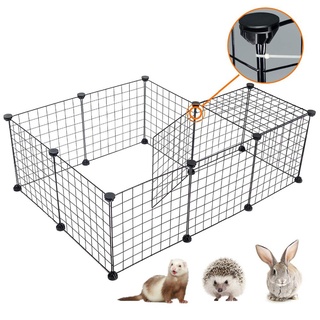 【Ready Stock】☑Pet Dogs Fences Cage Foldable Gate For Safe Guard Install Easily Enclosure Dog Puppy