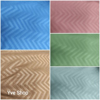 Canadian Cotton ZIGZAG Plain ( Sold per yard ) used for hotel beds