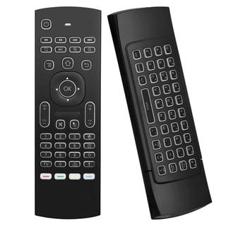 MX3 Air Mouse Wireless Keyboard Backlit Smart Remote Control 2.4G RF with Voice Microphone for X96 H
