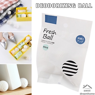 ◇☂㍿6pcs Mini Ball Shape Shoe Deodorant Dryer Moisture Absorber Anti-milde Shoes Deodorant