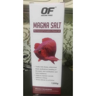 Ocean Free Magna Salt (1200g) Specially for Arowana and Fresh Water Fish and Stingray Medicinepet fo