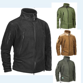 Outdoor Hiking Jacket Men Tactical Army Military Clothing Fleece Men&#39;s Jacket and Coat Warm