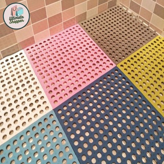 Bathroom Shower Mat Non-Slip Bath Mat Plastic Floor Mats for Toilet Bathroom Rug Adjustable Mats