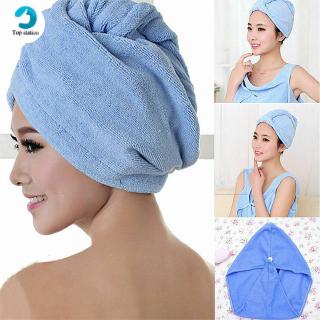 COD-Large Quick Dry Magic Hair Turban Towel Microfibre Hair Wrap Bath Towel Cap Hat