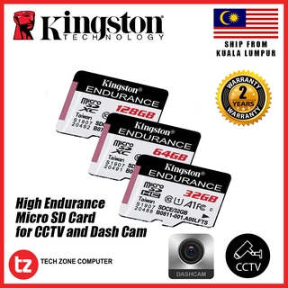 Kingston High Endurance Memory Card 32GB/ 64GB/ 128GB 95MB/s Micro SD Card Class 10 for CCTV / IPTV / Dashcam Car
