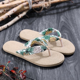 ✴2019 Summer Slippers Women Flat Slip Sandals Flower Casual Bohemian Beach Shoes (9)
