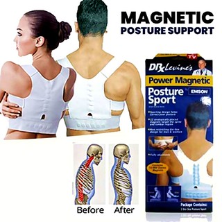 Fully Adjustable Magnetic Back Support Brace Posture Corrector Belt Back Brace (6)