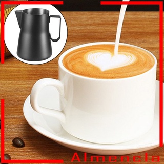 [ALMENCLA] 1pc Milk Frothing Pitcher Stainless Steel Coffee Milk Frothing Jug Milk Foamer Mugs Cappuccino Latte Art Jug Tool Milk Espresso Steam Pitcher Creamer