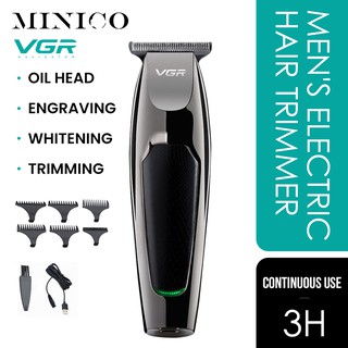 【FREE SHIPPING】VGR V30 Hair Trimmer Display Men's Hair Clipper Grooming Professional Waterproof Low Noise Clipper Titanium Ceramic Blade Adult Razor (1)