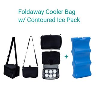Autumnz Fun Foldaway Cooler Bag with 1pc Contoured Ice Pack (1)