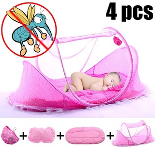 Baby Travel Bed Tent Crib Mosquito Portable Toddler Folding Net Cots 0-36 Month