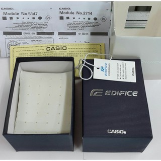 Casio Edifice Box Watch Box