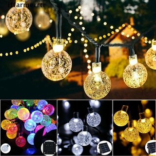 {iffarmerrtr} 20 30 50 LED String Lights Outdoor Solar Garden Wedding Party Festoon Ball Bulbs hye