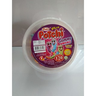 Potchi Gummy Worms Approx 120pcs 450g