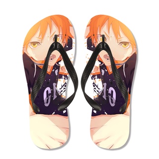 Volleyball Juvenile Couple Flip Flops Anime Slippers Casual home sandals Non-slip Beach flip-flops