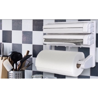 KM✔ 3 in 1 Kitchen Triple Paper Dispenser/ Foil/ Cling Wrap (COD) (4)
