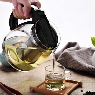 Glass Teapot Tea Pot Maker Brewer W/Infuser Strainer Lid 4Gyg