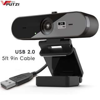 Webcam 2K 2560x1440P Web camera Video PC Camera Live Online Teaching Mini Usb Webcam for streaming (1)