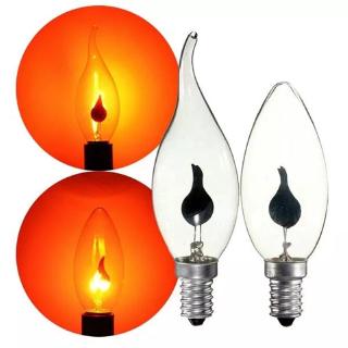 #Growfonder#E14/E27 LED Light Flicker Fire Flame Bulb Candle Lamp Decor for Party