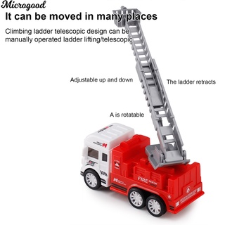 M 1/22 Scale Car Toy Construction Loading Dumper Truck Fire Truck Toy Creative for Children