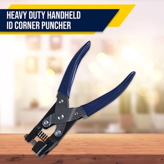 Ready Stock/❀Officom ID Puncher - Heavy Duty Handheld ID Corner Puncher