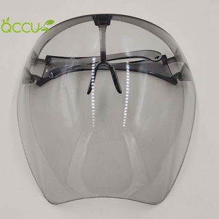 nopeet Acrylic Unisex Face Shield Reusable Proof Full Face Transparent Protect Shield Windproof Dustproof Isolation Shield