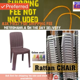 Rattan chair on the day delivery metromanila