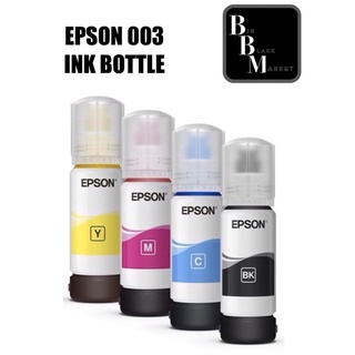 EPSON 003 INK BOTTLE BLACK/COLORED L3110 L3150 L5190 (2)