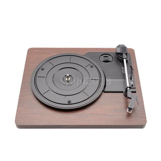 ♫ Retro Record Player 33RPM Antique Gramophone Turntable Disc Vinyl Audio RCA R/L 3.5mm USB DC 5V Gr (3)