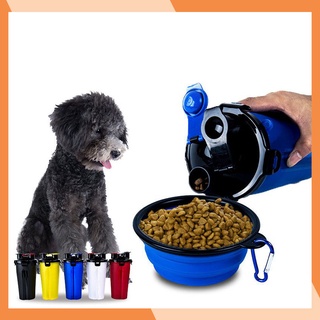 Pet Water Food Cup Portable Dog Food Storage Bucket Dog water Bowel Outdoor Accompanying Cup