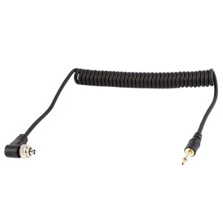 boxequipmentstand✖♂❁Flash Light Spring PC Sync Cable 2.5mm to Male Plug 30-100cm for Photography Stu