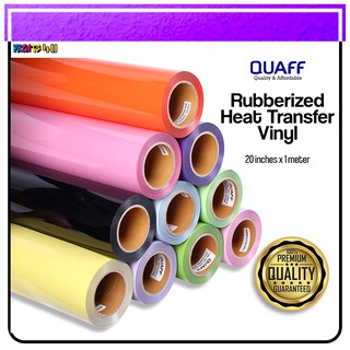 CDP #1-30 QUAFF Korea Rubberize Heat Transfer Vinyl , CDP Vinyl Cuttable (20inches x 1meter)