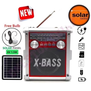 Rechargeable Solar AM/FM/SW 3Band Radio with USB/SD/TF MP3 Player ST-358S/NS-358S