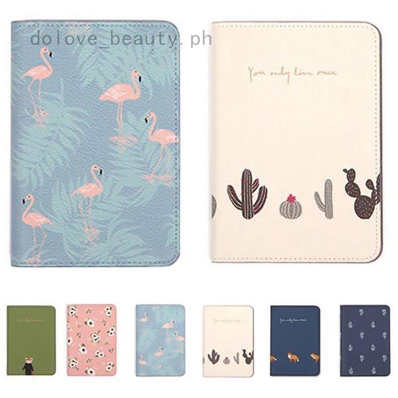 Cartoon Printing Wallet Travel Passport Holder Cover ID Card Pouch Ticket Pouch Bag (1)