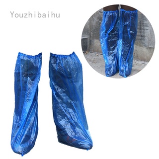 Youzhibaihu Shoe Covers Waterproof Anti-Slip Overshoe Rain Shoes And Boots Cover Plastic Long Shoe Cover***