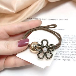 Korean Version of the Forest Department Small Daisy Hair Rope Xiaomue Head Rope (1)