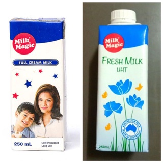 Sale‼️Milk Magic Fresh Milk UHT 250 ml/ Full Cream Milk-Jan 2022 expiry