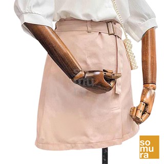 Korean Denim Skirt with Belt (SM662) (2)