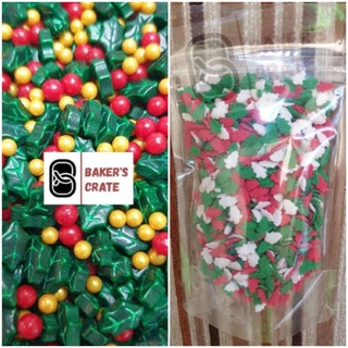 Christmas-Themed Candy Sprinkles (100 grams)