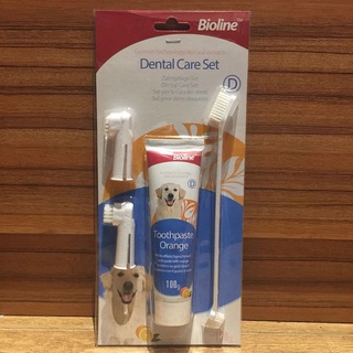 Bioline All in One Dental Care Pet Set Includes Toothbrush and Toothpaste (Beef or Mint)toothpaste (4)