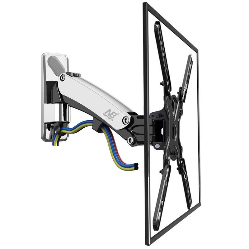 NB F400 Gas Strut 50"-60" LED LCD TV Wall Mount Full Motion Monitor Holder Arm Load: 31-50lbs (14-23