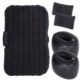 Ready Stock/☸Direct Sale Car Bed Inflatable Mattress Interior Travel Split Flocking SUV Air Cushion