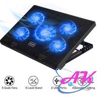 SOFIA Laptop Cooling Cooler Pad Stand 5 Fans SY-C5 LED Light