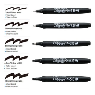 Artline Supreme Calligraphy Pens Black