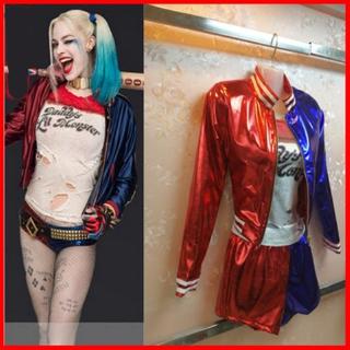 Suicide Squad Harley Quinn Full Cosplay Festival Costume